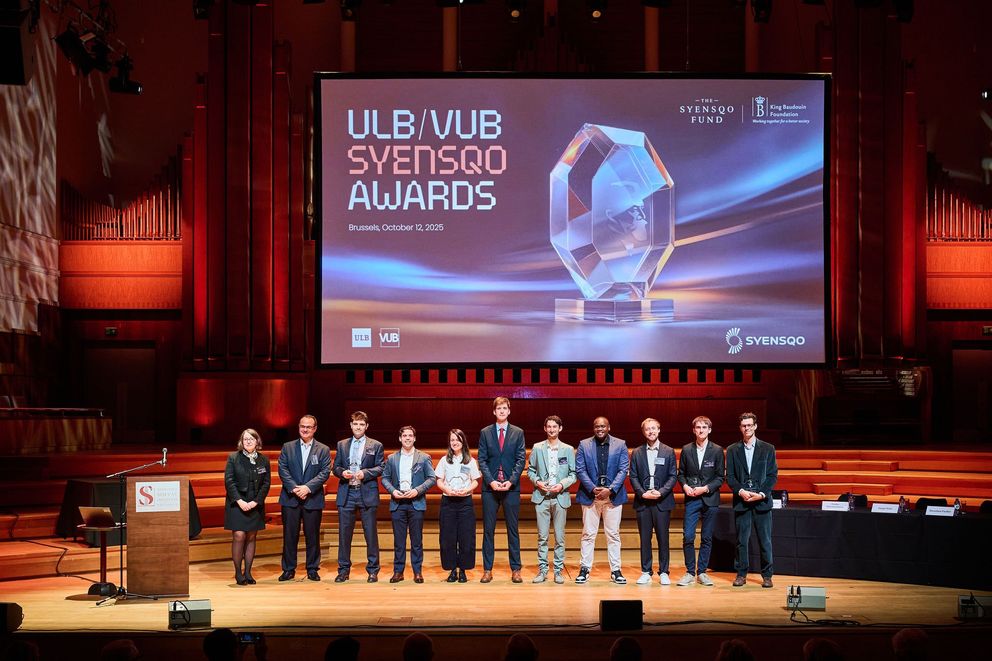 ULB_VUB Syensqo awards ceremony during Solvay Institutes Public Lectures, October