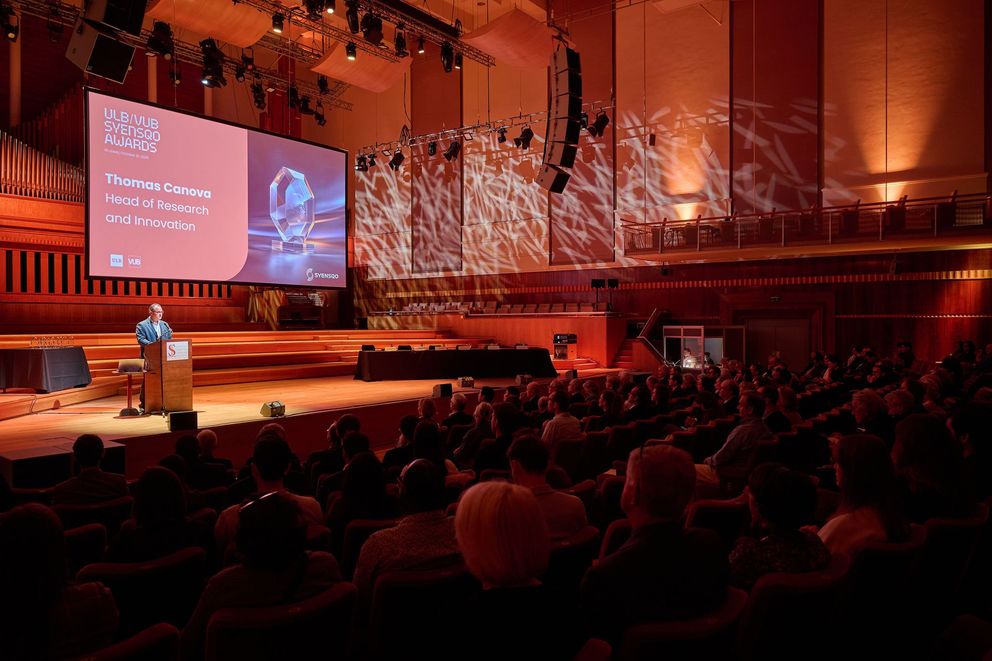 Thomas Canova speech at ULB VUB Syensqo awards ceremony 2025