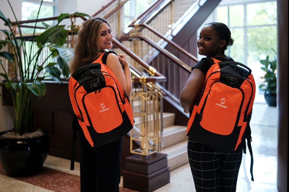 true blue partnership - spelman students with syensqo scholarships