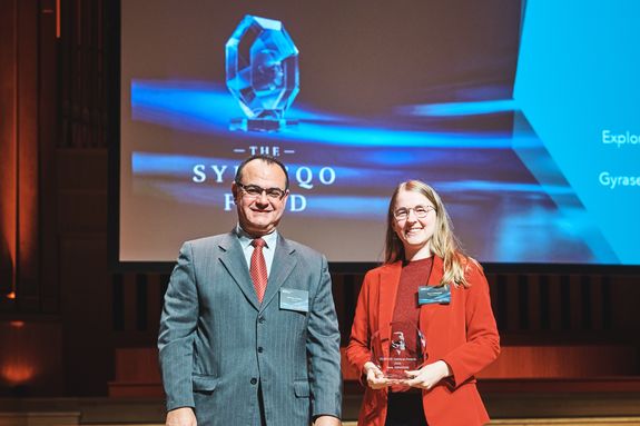 Yana GIRARDIN ULB-VUB Syensqo award 2026 laureate with Thomas Canova Yana GIRARDIN ULB-VUB Syensqo award 2026 laureate with Thomas Canova