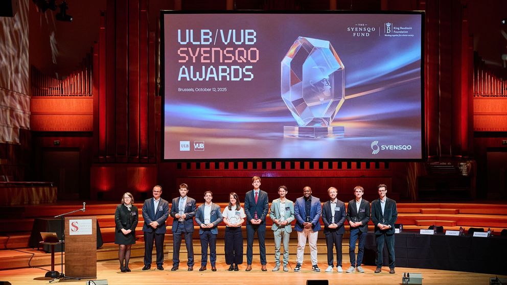 ULB_VUB Syensqo awards ceremony during Solvay Institutes Public Lectures, October