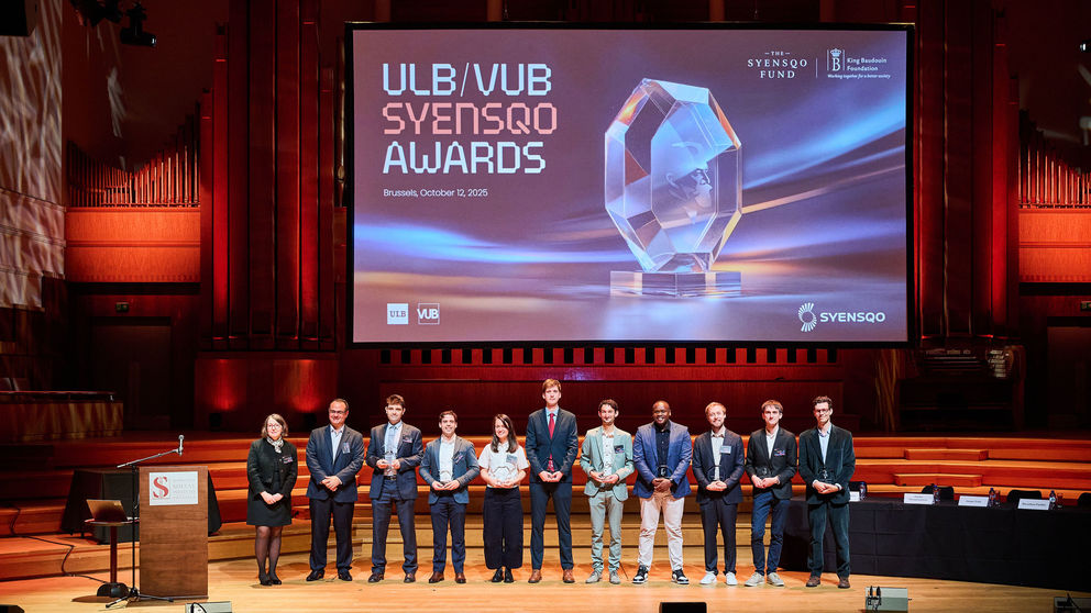 ULB VUB Syensqo awards ceremony 2024 and 2025 laureates